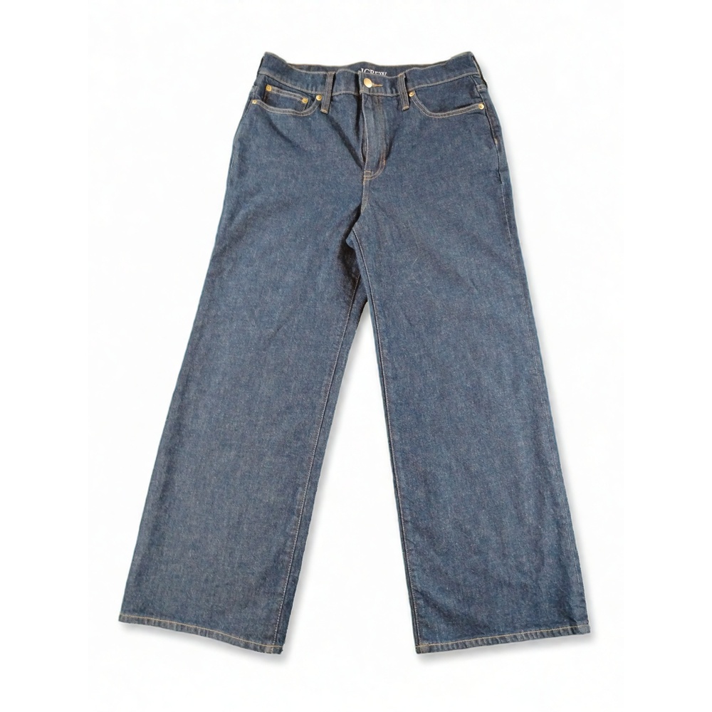 J.Crew '96 Slim Wide Jeans Womens 29x26 High Rise Straight Leg Denim Pants